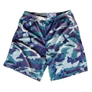Army Camo Sublimated Lacrosse Shorts