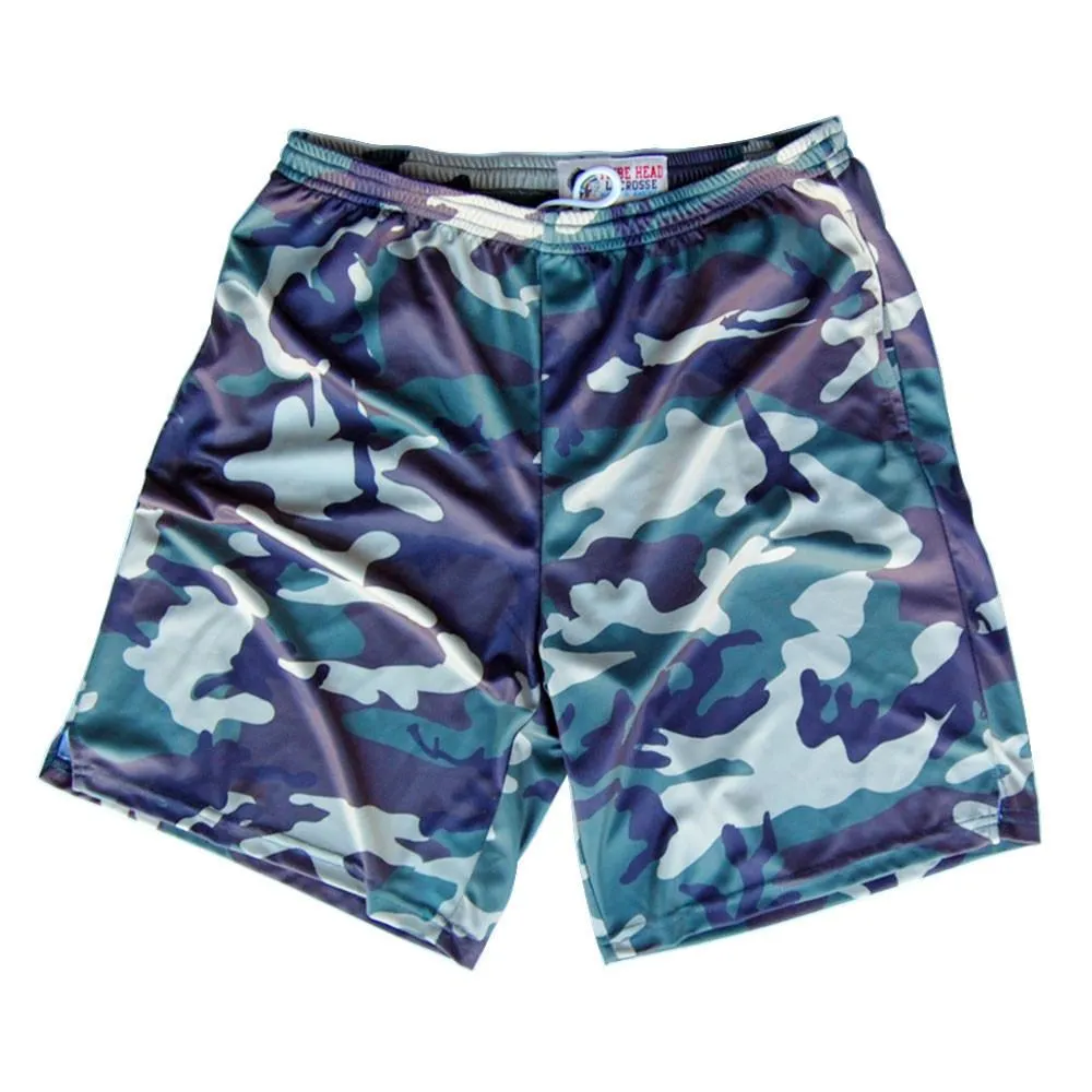 Army Camo Sublimated Lacrosse Shorts