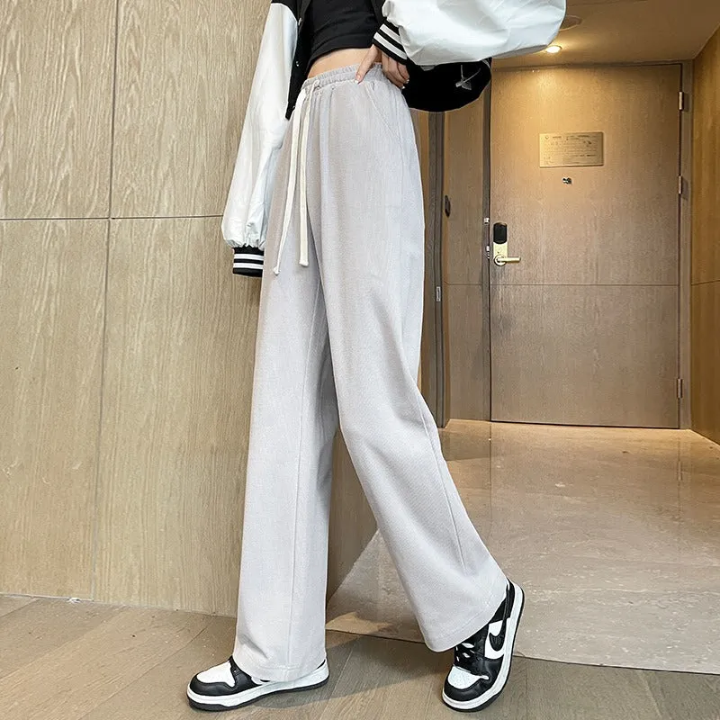 Baggy Office Wear Straight Pants