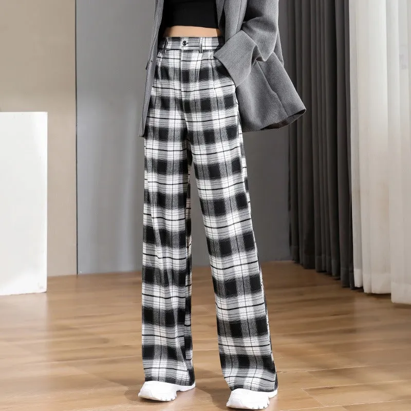 Baggy Office Wear Straight Pants