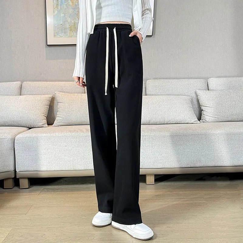 Baggy Office Wear Straight Pants