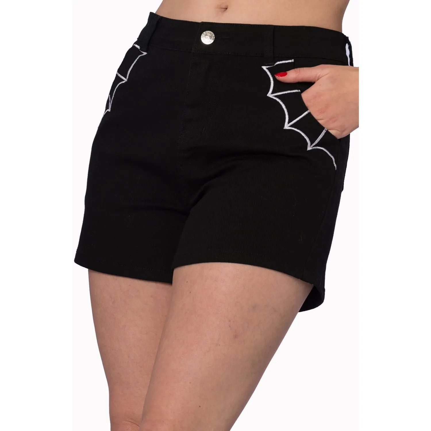 Bell Tower Bat Womens Shorts