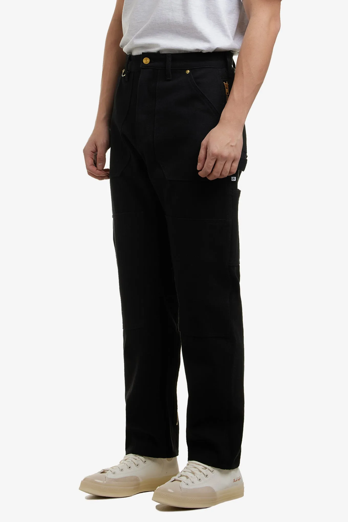 BONDAGE WORKPANTS WITH BRASS HARDWARE