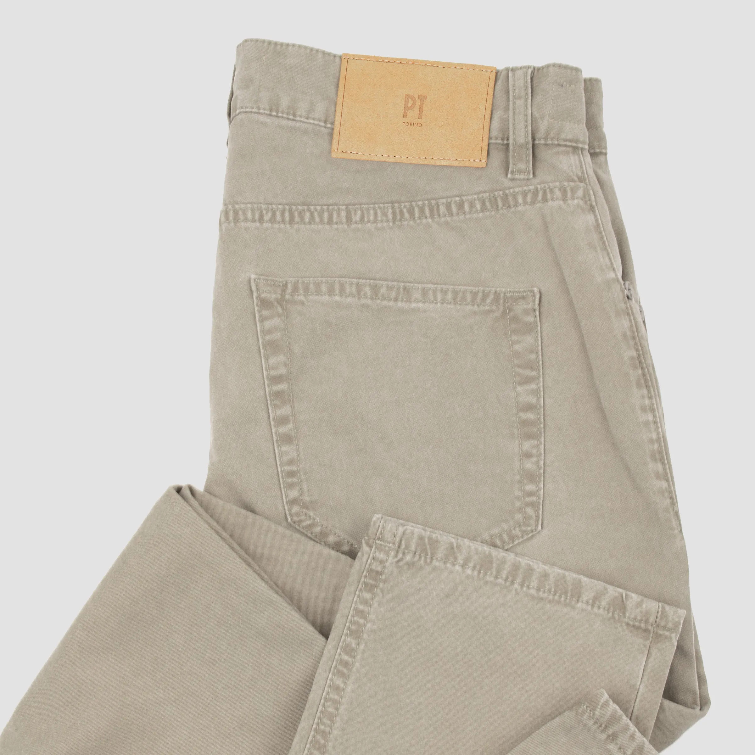 Microstructure Stretch 5 pockets Jazz Fit Sportpants Tan