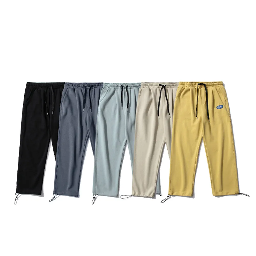 MULTI-COLOR STRAIGHT DRAWSTRING ADJUSTABLE FOOT SWEATPANTS