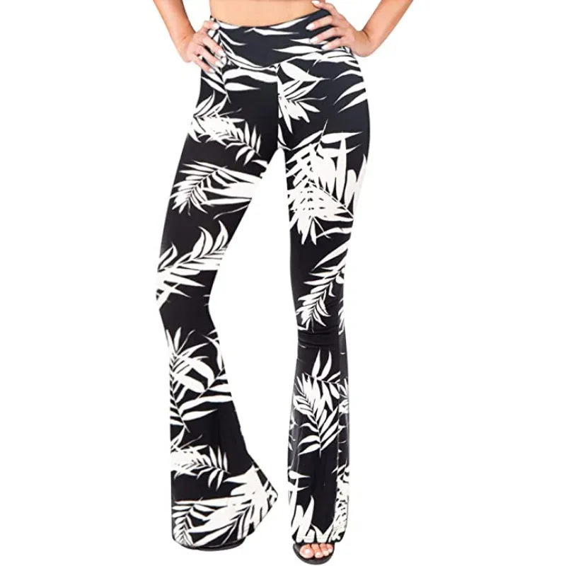 Palazzo Pants For Women-Buttery Soft High Waisted Flare Pants-Leggings