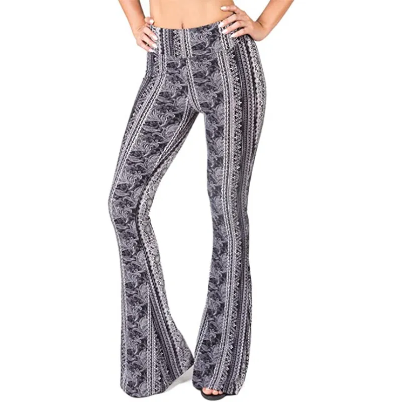 Palazzo Pants For Women-Buttery Soft High Waisted Flare Pants-Leggings