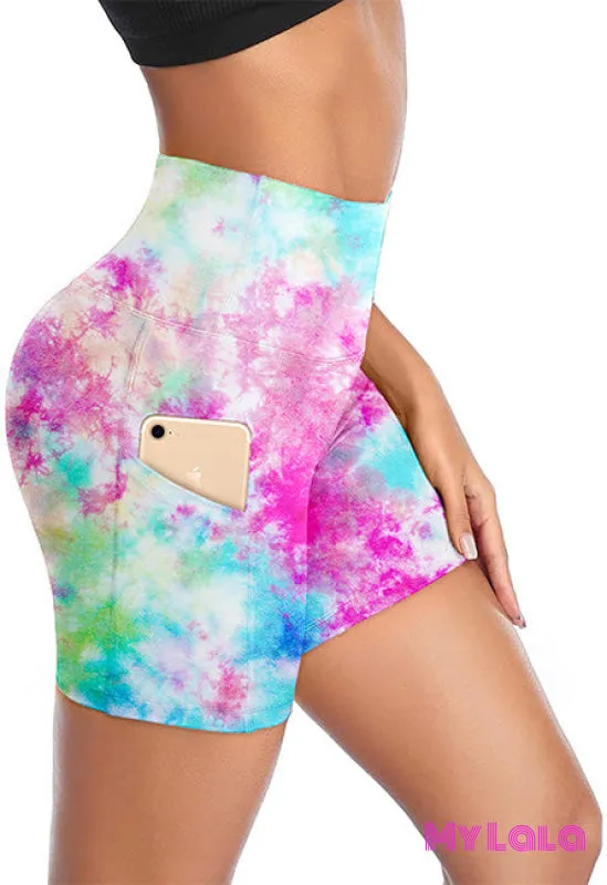 Pocketed Gym Shorts OS (Tie Dye)