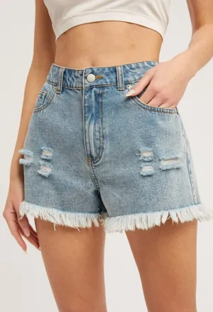 Runnin Errands Denim Shorts