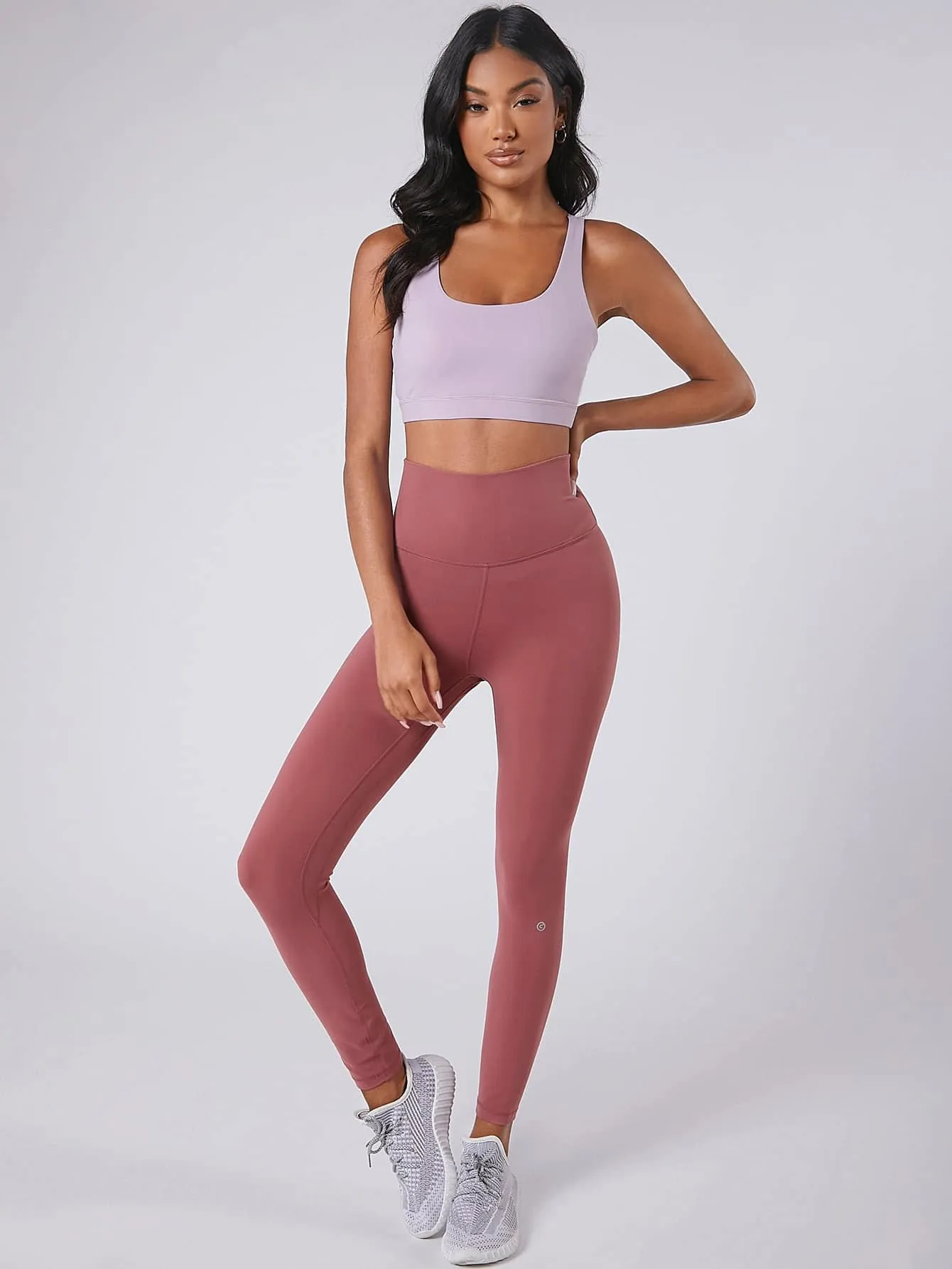 Solid Color Comfortable Fit Sports Leggings