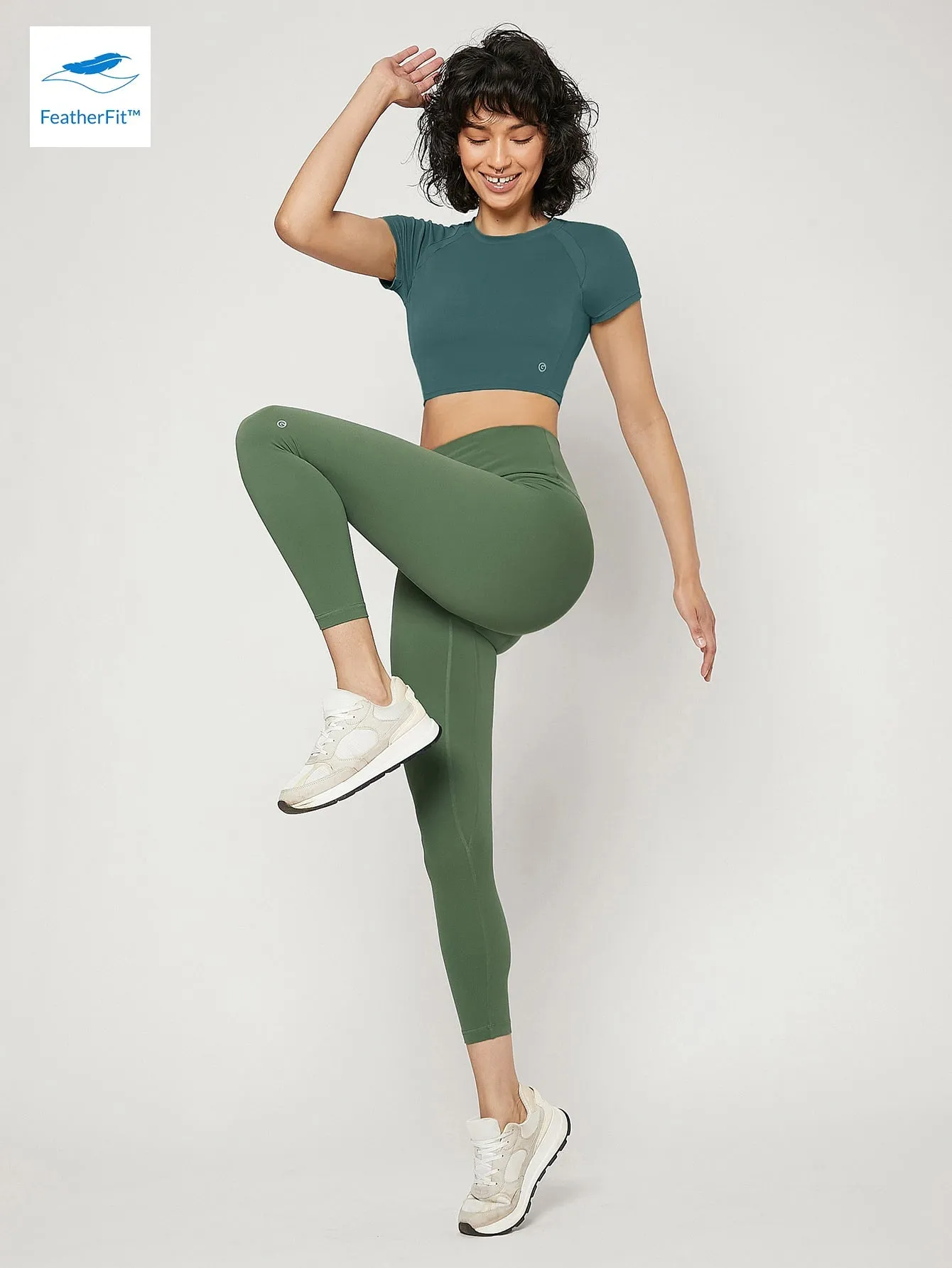 Solid Color Comfortable Fit Sports Leggings