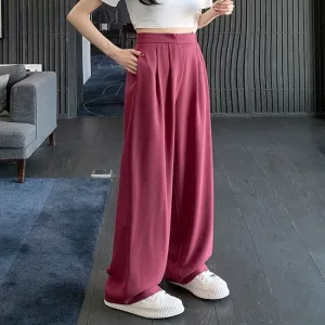 Women Wide Leg Classic Suit Pants