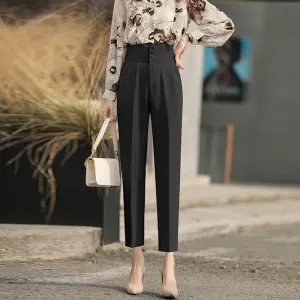 Women's Summer Casual Cropped Suit Pants