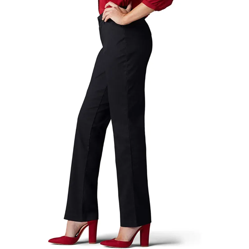 Women's Wrinkle-Free Relaxed Fit Straight Leg Pant
