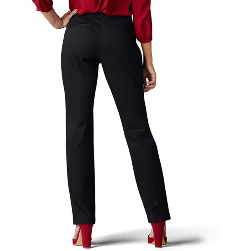 Women's Wrinkle-Free Relaxed Fit Straight Leg Pant