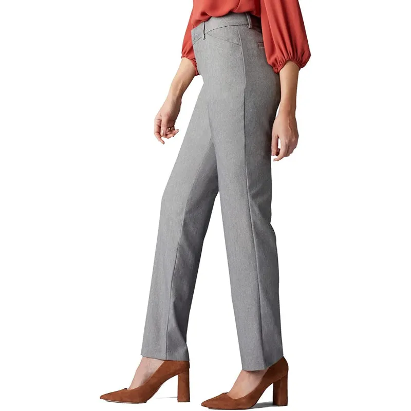 Women's Wrinkle-Free Relaxed Fit Straight Leg Pant