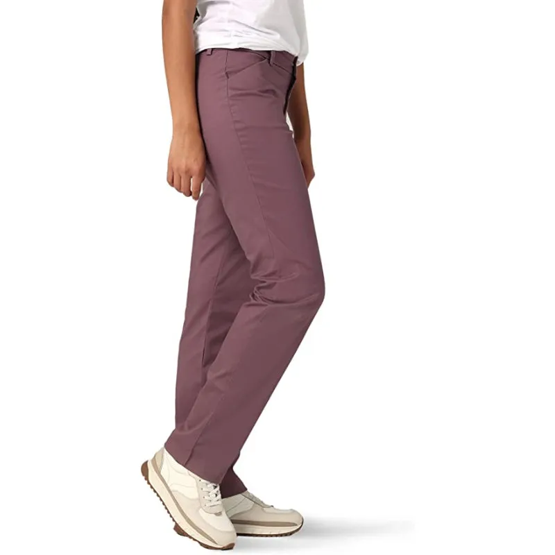 Wrinkle Free Fit Straight Leg Pant For Women