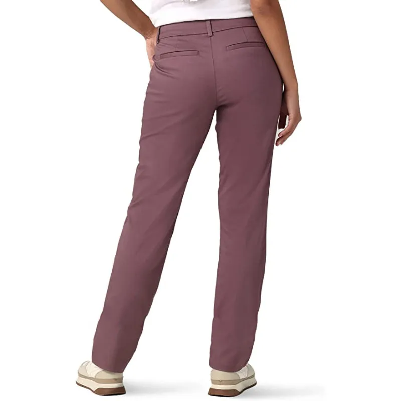 Wrinkle Free Fit Straight Leg Pant For Women