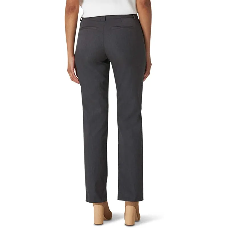 Wrinkle Free Fit Straight Leg Pant For Women