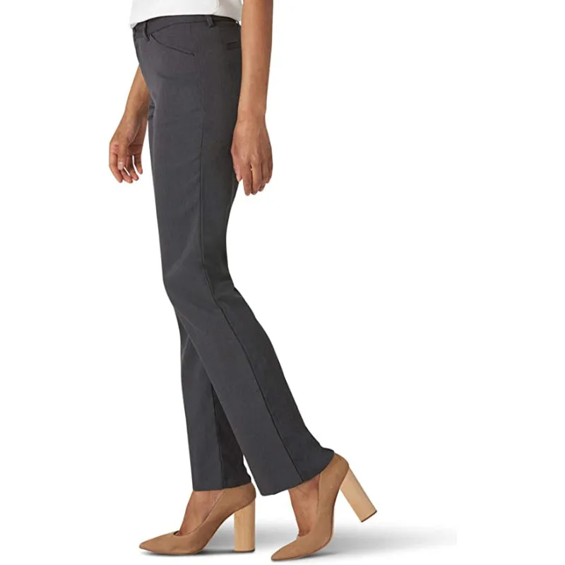 Wrinkle Free Fit Straight Leg Pant For Women