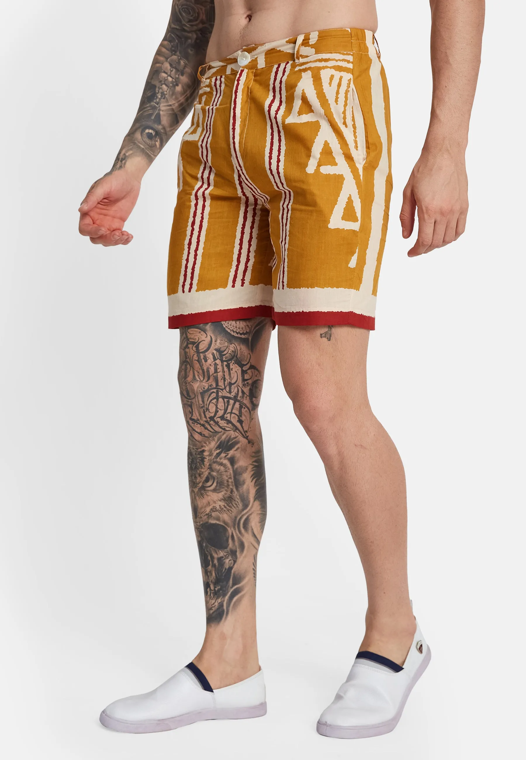 Zeta Saffron Unisex Shorts